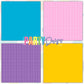 BRIGHT RAINBOW SOLIDS PAPER PACK