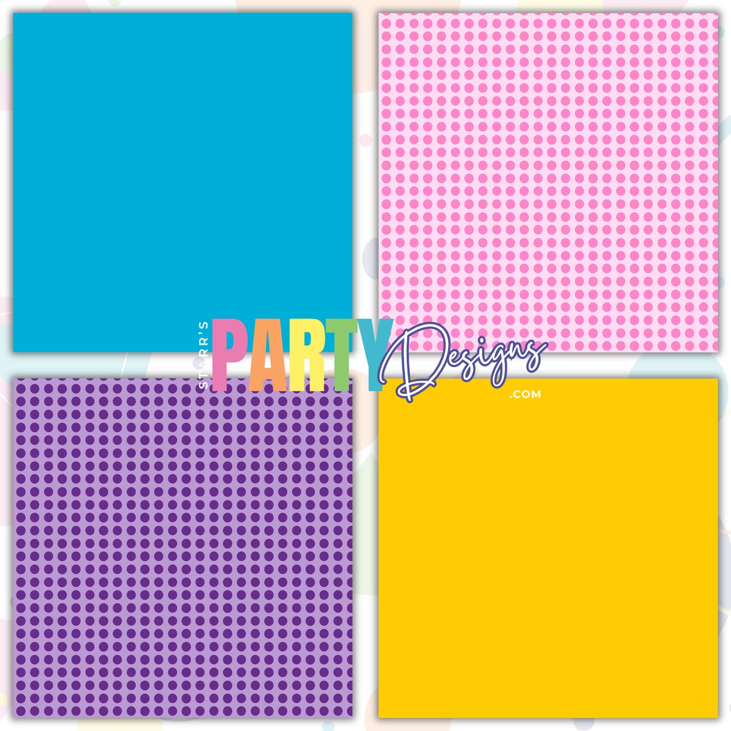 BRIGHT RAINBOW SOLIDS PAPER PACK