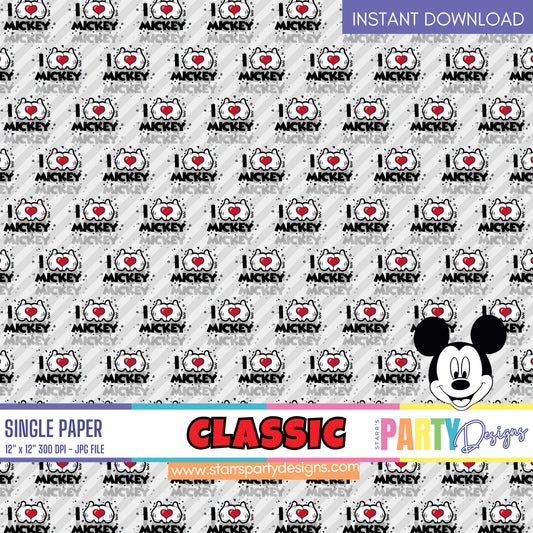 PAPEL DIGITAL CLÁSICO MICKEY 1