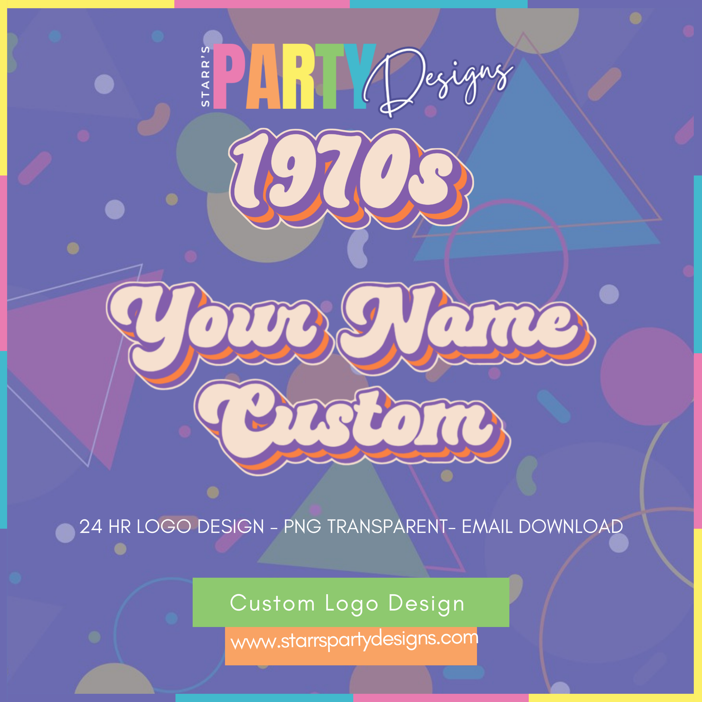 LOGOTIPO PERSONALIZADO | Década de 1970