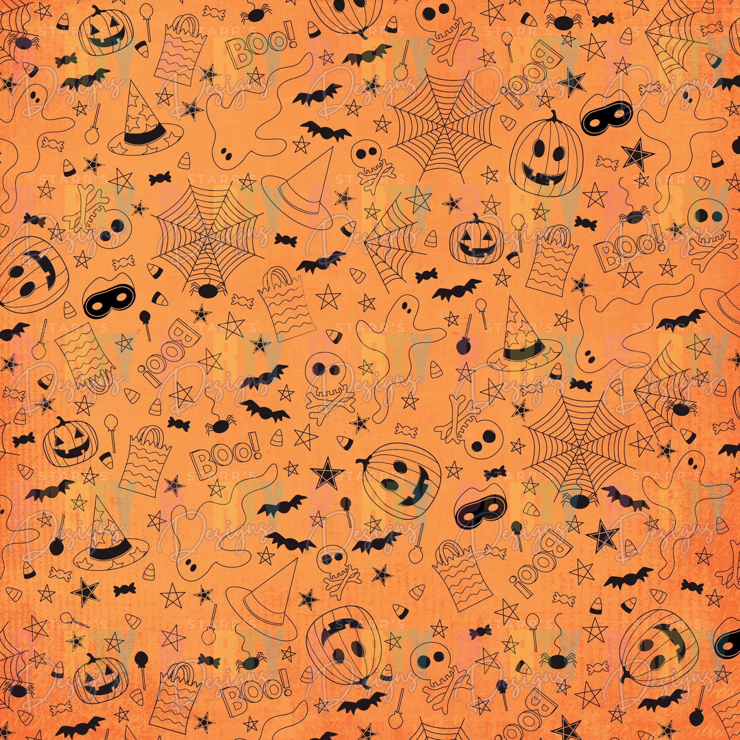 PAQUETE DE PAPEL FELIZ HALLOWEEN 1