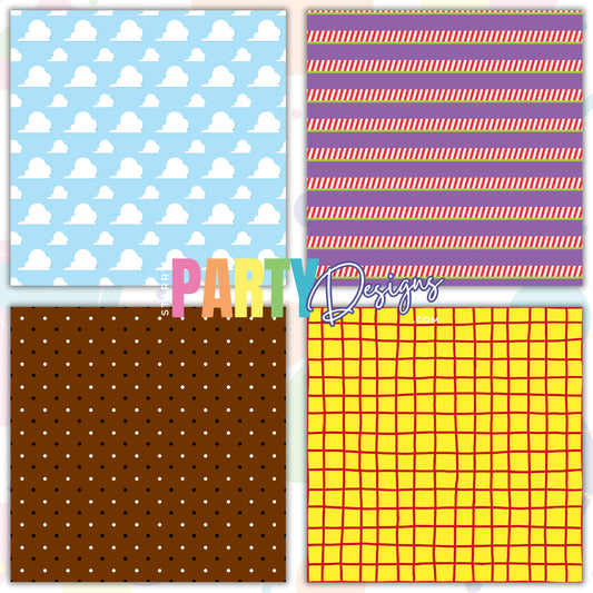 PAQUETE DE PAPEL DE TOY STORY 1