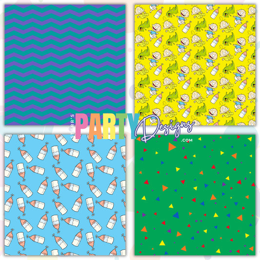 PAQUETE DE PAPEL RUGRATS 4