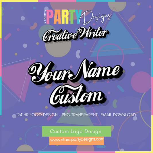 LOGOTIPO PERSONALIZADO | ESCRITOR CREATIVO