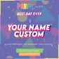 LOGOTIPO PERSONALIZADO | EL MEJOR DÍA DE TODOS