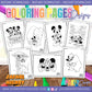 CELEBRA CON MICKEY Y SUS AMIGOS PÁGINAS PARA COLOREAR 1