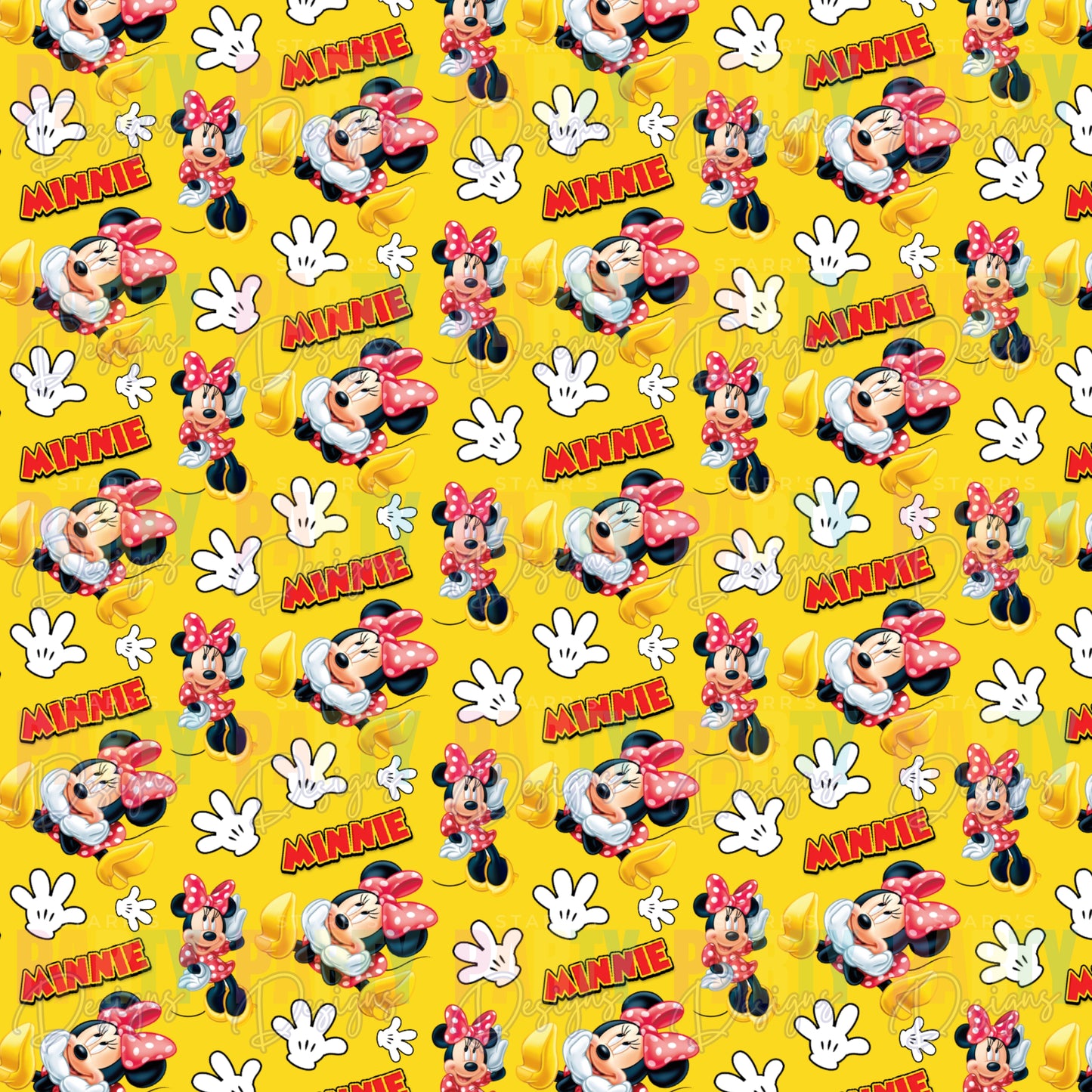 RED MINNIE MOUSE PAPER PACK 2