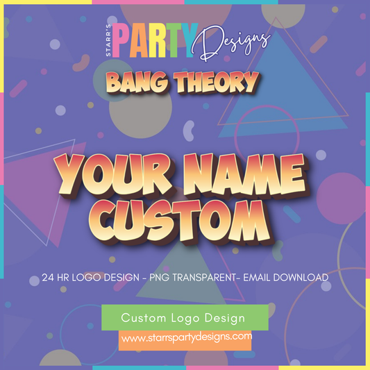 LOGOTIPO PERSONALIZADO | BANG THEORY