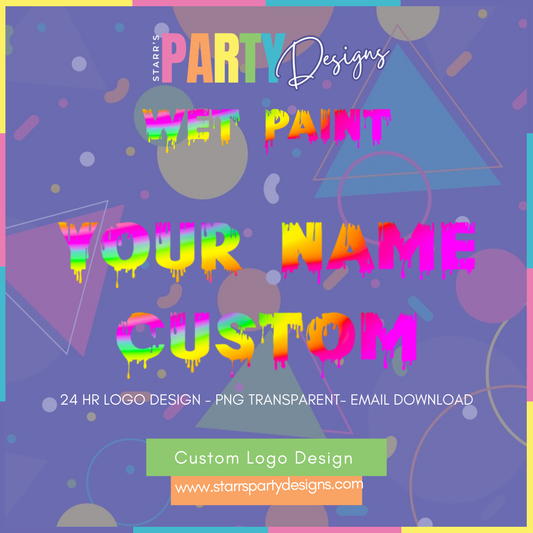 LOGOTIPO PERSONALIZADO | PINTURA HÚMEDA