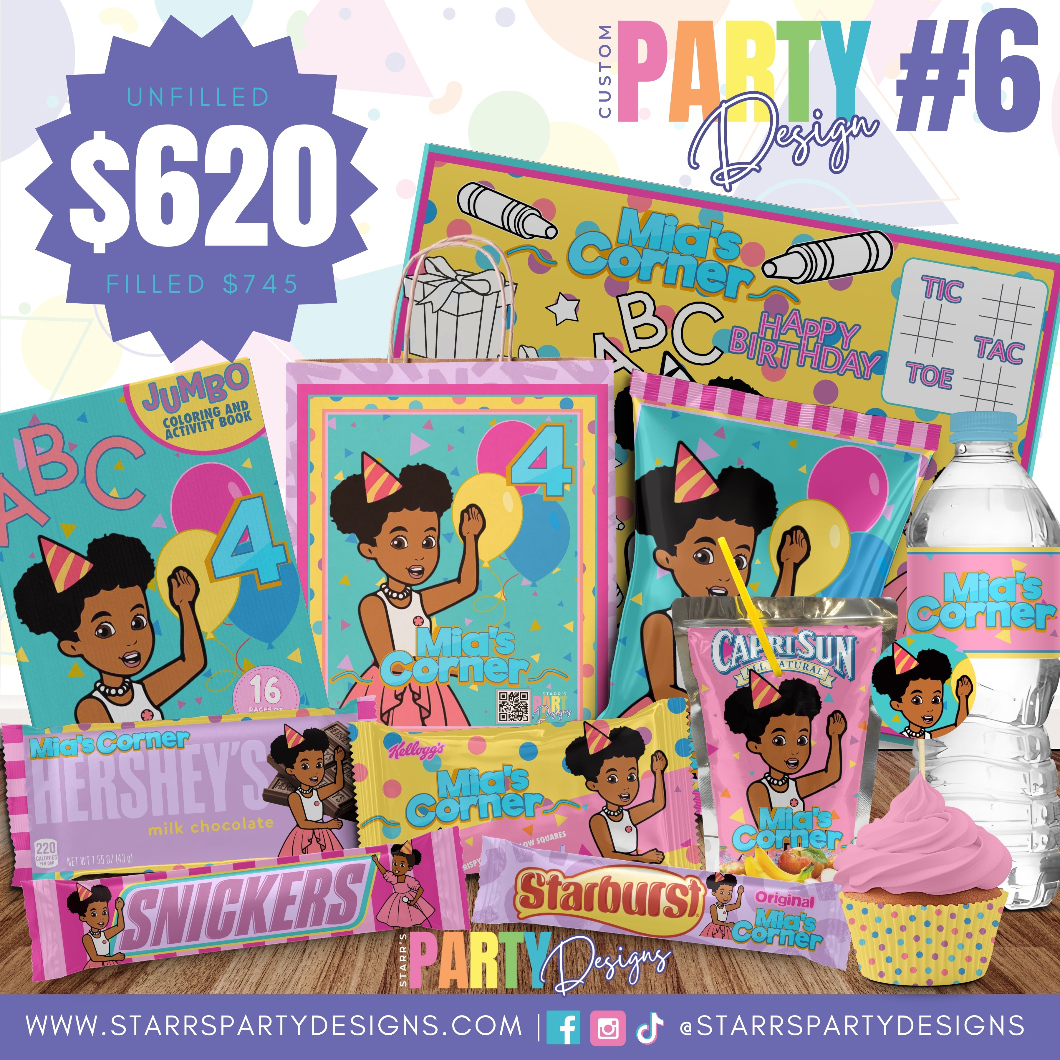 Partyl Design CUSTOM PARTY DESIGN 6 – Starr's Party Designs