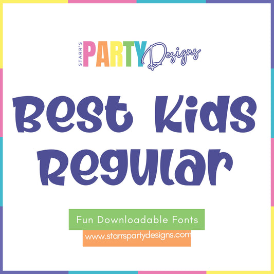 LA MEJOR FUENTE REGULAR PARA NIÑOS 