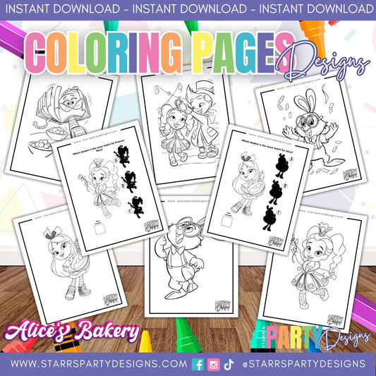 PAGINAS PARA COLOREAR DE ABBY CADABBY
