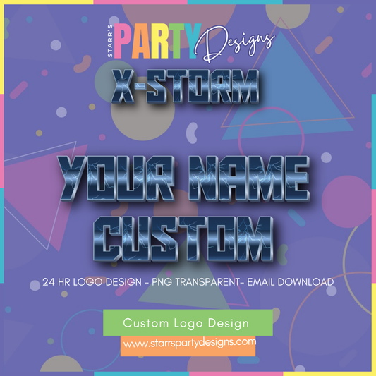 LOGOTIPO PERSONALIZADO | X-STORM