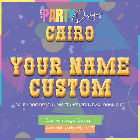 LOGOTIPO PERSONALIZADO | EL CAIRO