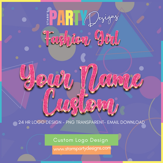LOGOTIPO PERSONALIZADO | CHICA DE MODA
