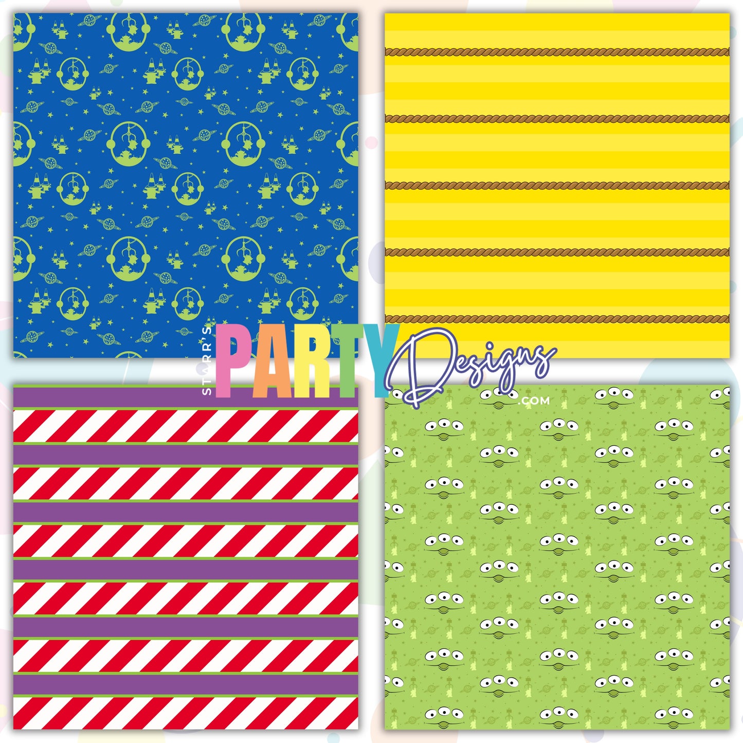 PAQUETE DE PAPEL DE TOY STORY 1