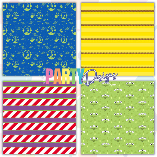 PAQUETE DE PAPEL DE TOY STORY 1