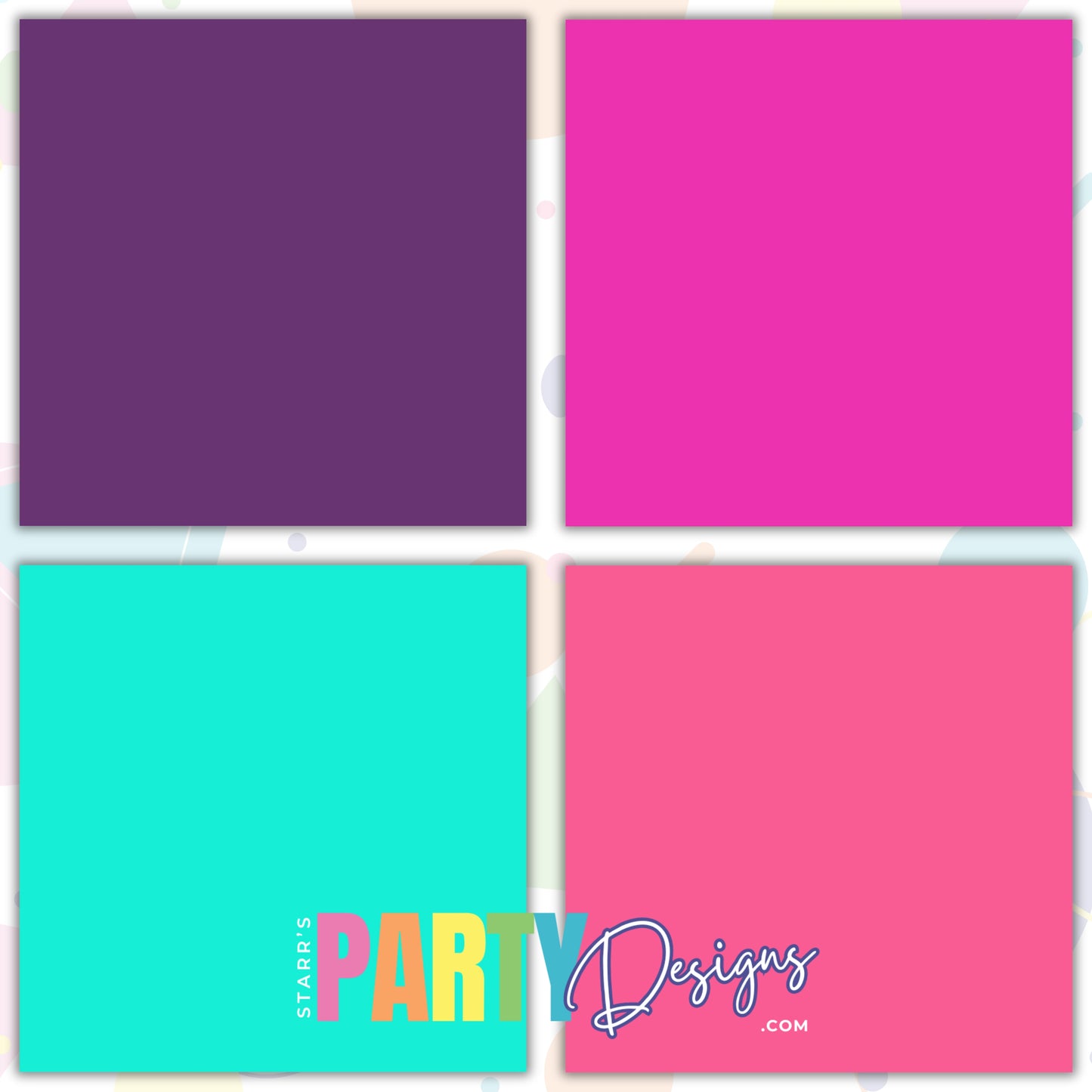 PAQUETE DE PAPEL SÓLIDO JOJO SIWA ESTILO 1