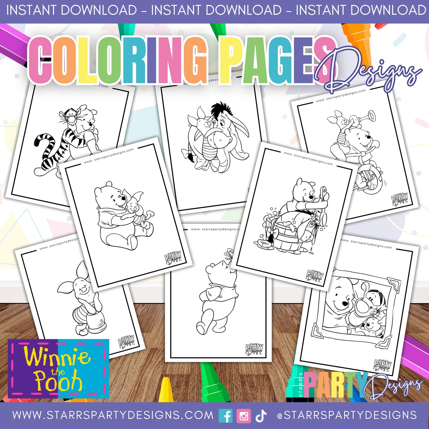 PAGINAS PARA COLOREAR DE WINNIE POOH 3