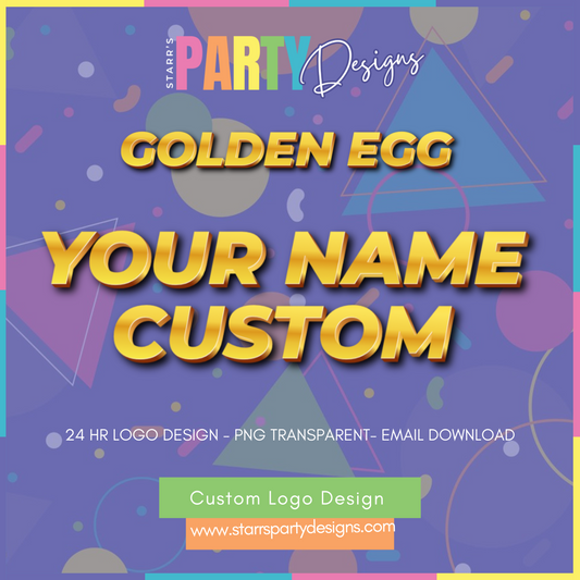 LOGOTIPO PERSONALIZADO | HUEVO DE ORO