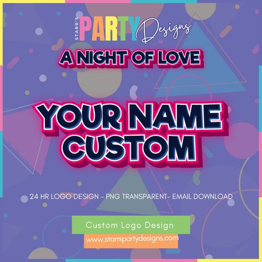 LOGO PERSONALIZADO | UNA NOCHE DE AMOR