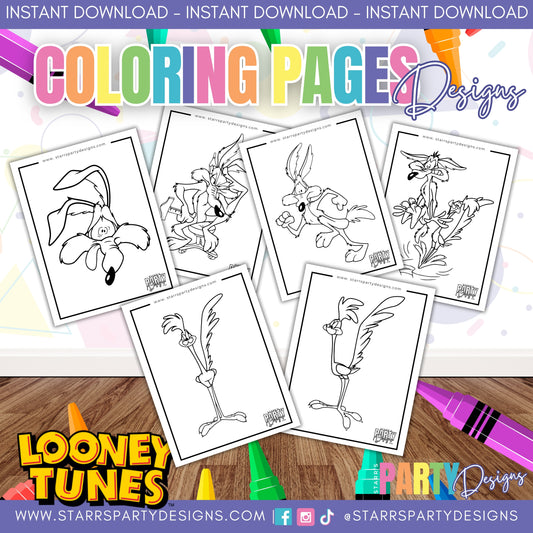 PAGINAS PARA COLOREAR DE LOONEY TUNES 5