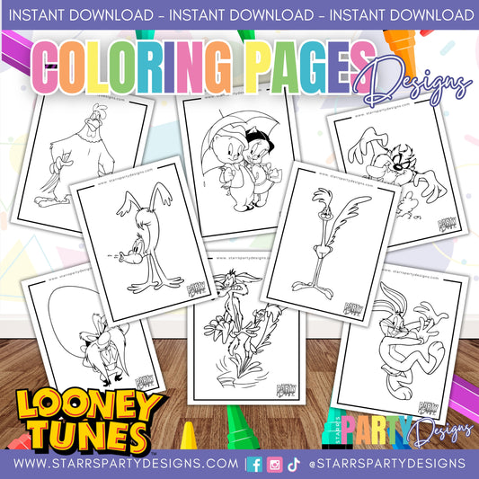 PAGINAS PARA COLOREAR DE LOONEY TUNES 3