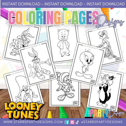 PAGINAS PARA COLOREAR DE LOONEY TUNES 2