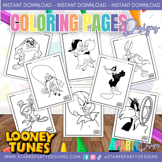 PAGINAS PARA COLOREAR DE LOONEY TUNES 1