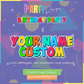 LOGOTIPO PERSONALIZADO | FIESTA DE CUMPLEAÑOS