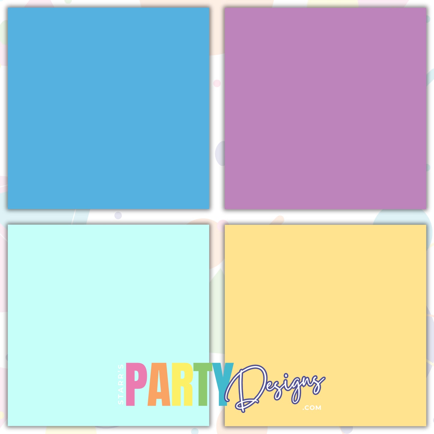 PAQUETE DE PAPEL SÓLIDO JOJO SIWA ESTILO 1