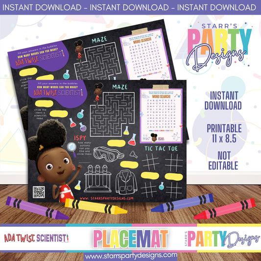 HOJA DE ACTIVIDADES PARA MANTEL INDIVIDUAL | ABBY CADABBY 2 A1