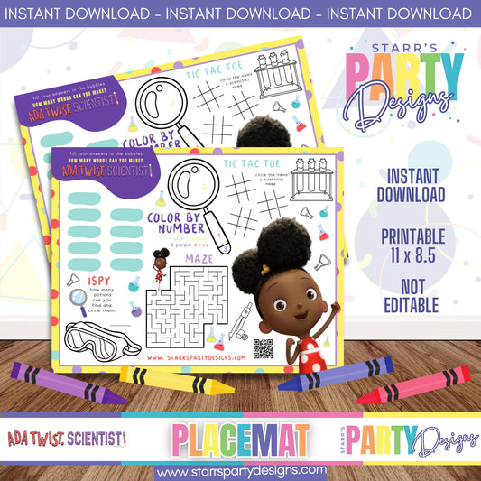 HOJA DE ACTIVIDADES PARA MANTEL INDIVIDUAL | ABBY CADABBY 2 A1