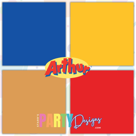 PAQUETE DE PAPEL PBS ARTHUR SOLIDS