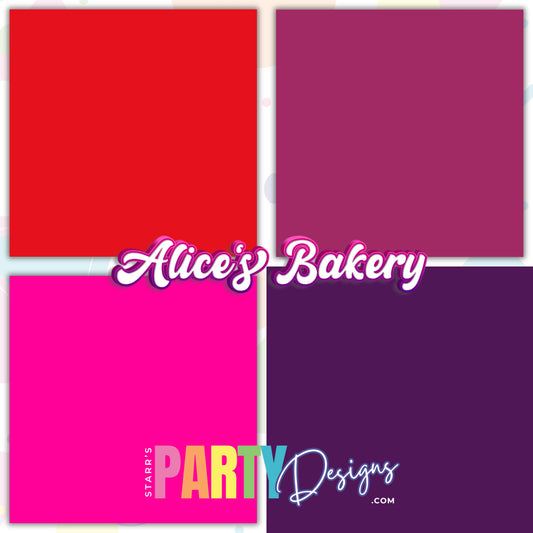 PAQUETE DE PAPEL SÓLIDO DE ALICE'S BAKERY