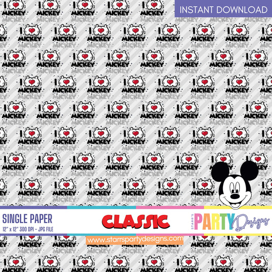 PAPEL DIGITAL CLÁSICO MICKEY 1