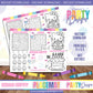 HOJA DE ACTIVIDADES CON MANTELETE INDIVIDUAL | HELLO KITTY A1