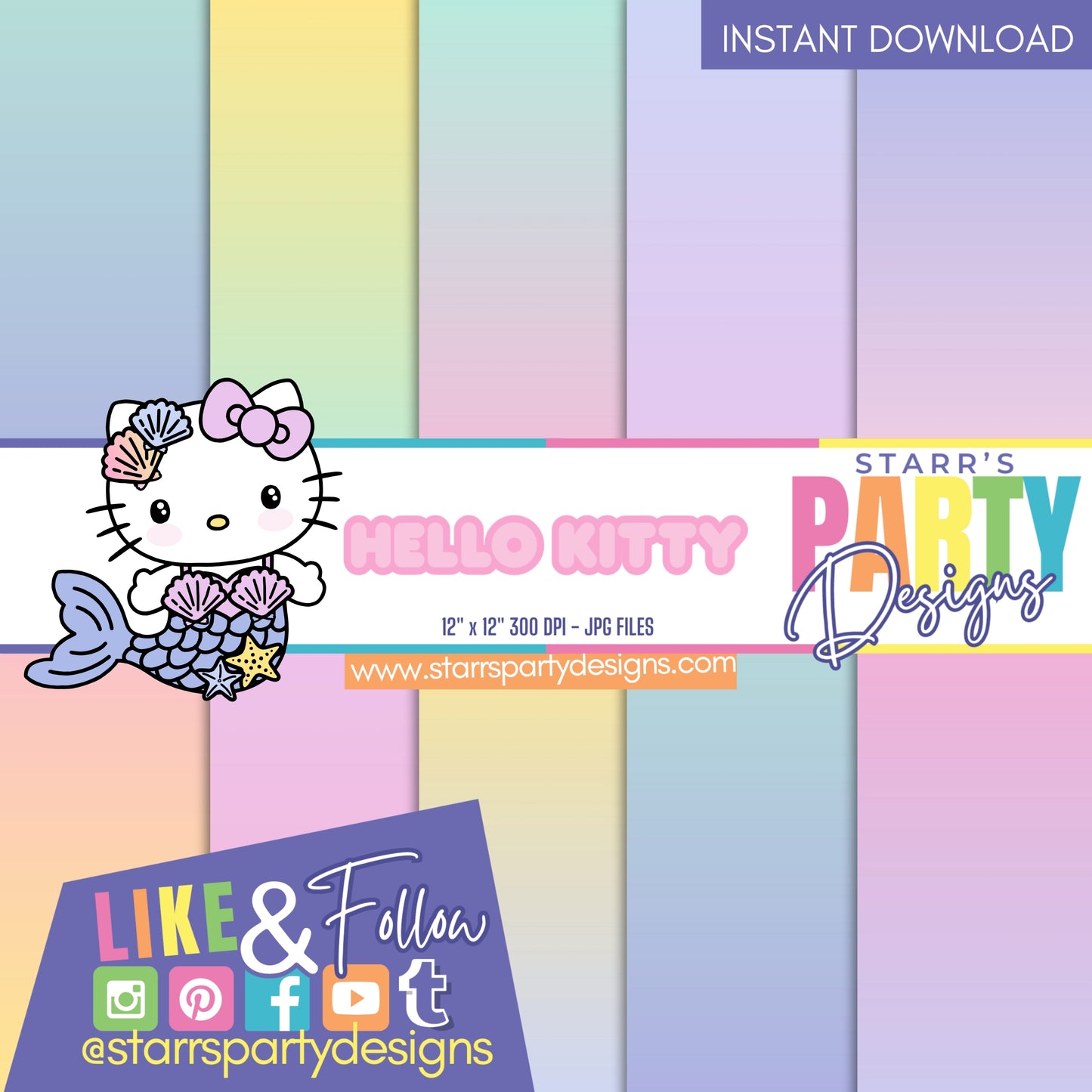 PAQUETE 1 PAPEL PASTEL HELLO KITTY
