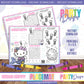 HOJA DE ACTIVIDADES CON MANTELETE INDIVIDUAL | HELLO KITTY A1