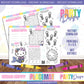 HOJA DE ACTIVIDADES CON MANTELETE INDIVIDUAL | HELLO KITTY A1