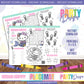 HOJA DE ACTIVIDADES CON MANTELETE INDIVIDUAL | HELLO KITTY A1