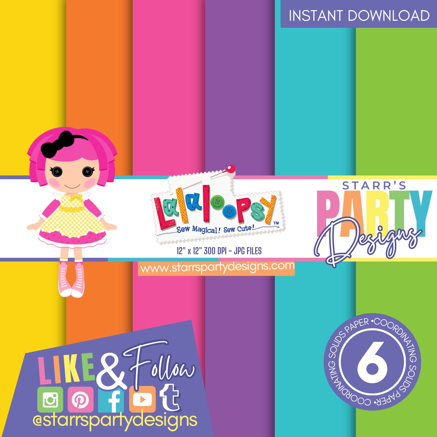 PAQUETE DE PAPEL SÓLIDO LALALOOPSY