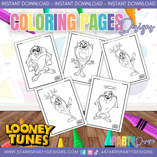 PAGINAS PARA COLOREAR DE LOONEY TUNES 4