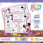 PLACEMAT ACTIVITY SHEET | MINNIE'S 1ST BIRTHDAY A1