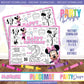 PLACEMAT ACTIVITY SHEET | MINNIE'S 2ND BIRTHDAY A1