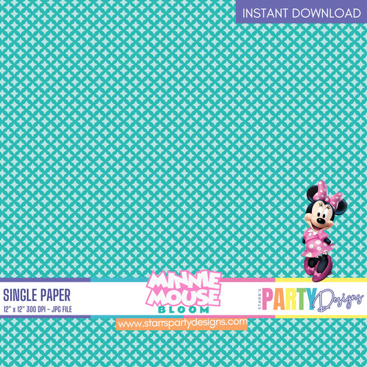 PAPEL DIGITAL BLOOM DE MINNIE MOUSE 2