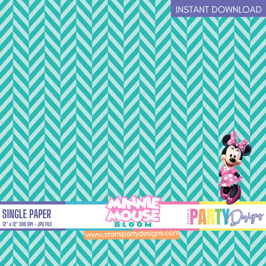 PAPEL DIGITAL BLOOM DE MINNIE MOUSE 1