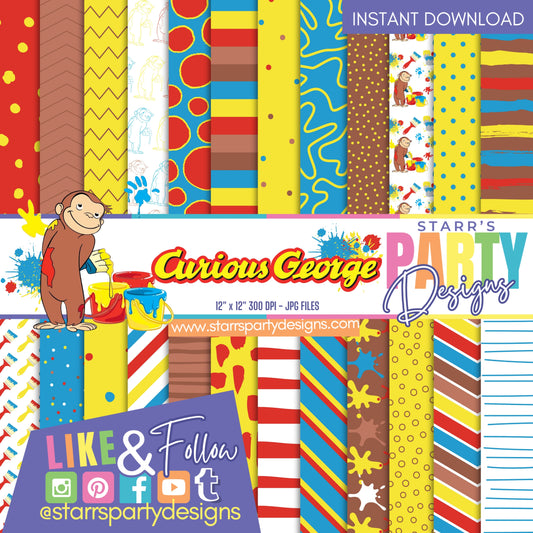 PAQUETE DE PAPEL PARA PINTAR CON GEORGE