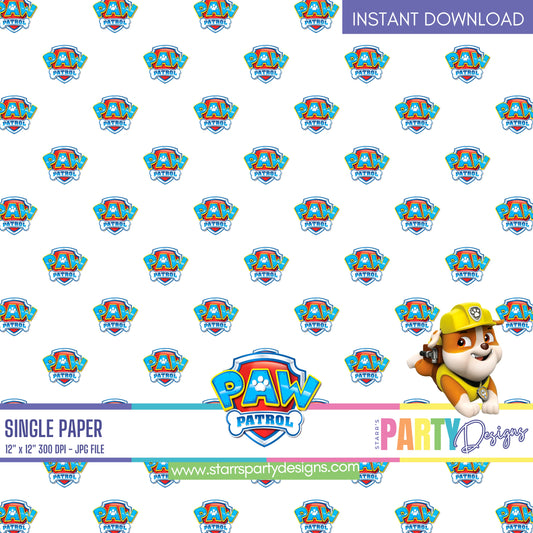 PAPELERÍA CANINA PAPEL DIGITAL 4