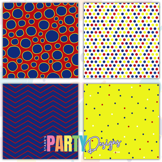 PAQUETE DE PAPEL DE COLORES PRIMARIOS 2